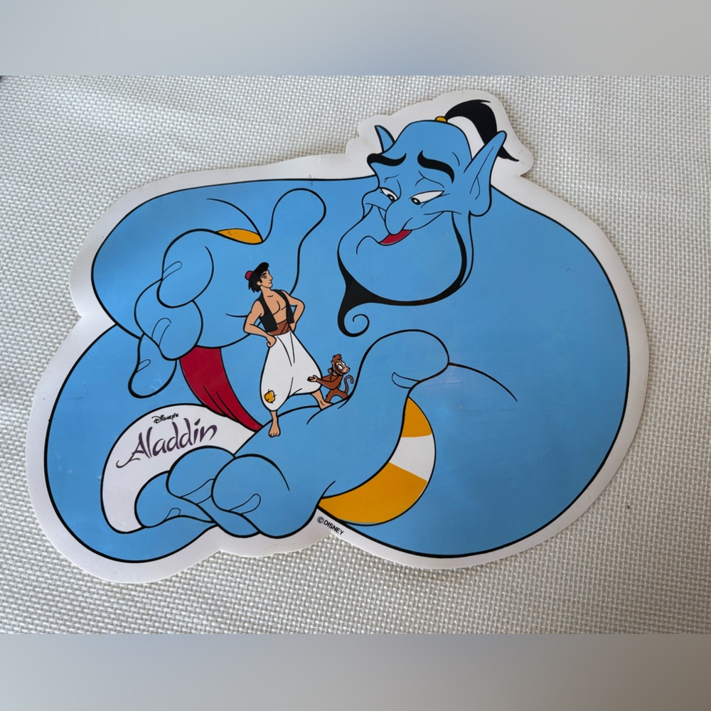 Vintage Disney's Aladdin Placemat